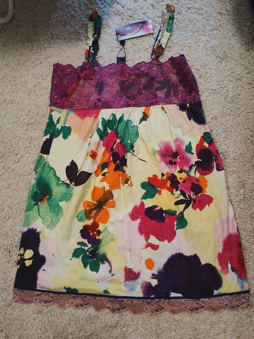 NWT Custo Barcelona Dress Tunic Summer Sz L-XL